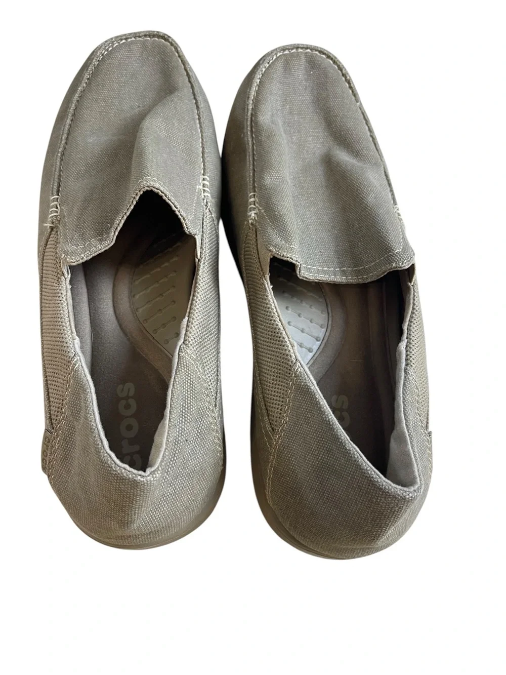 Men’s Crocs Loafers tan size 13